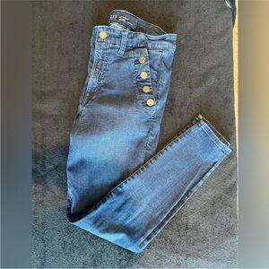 GAP Women's High Rise Dark Blue Jeans